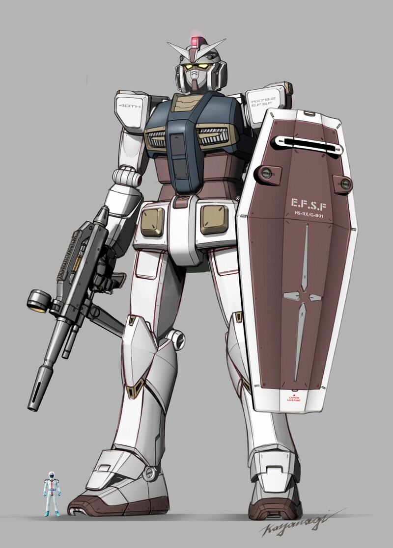 KEN OKUYAMA DESIGNによる「RX-78-2 ガンダム」。