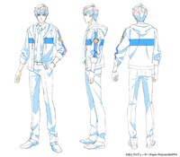 ハク（CV：小野友樹）のキャラクター設定画。