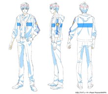 ハク（CV：小野友樹）のキャラクター設定画。