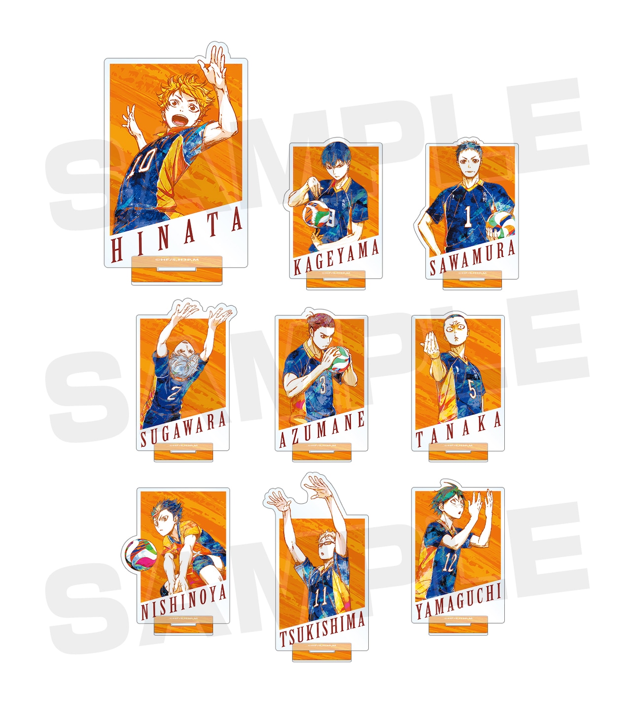 ハイキュー!!」×東急ハンズ、躍動感溢れるキャラクターたちの新作