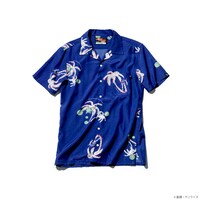 「STRICT-G×PAIKAJI アロハシャツ グランドパームツリー柄 ガンダム」