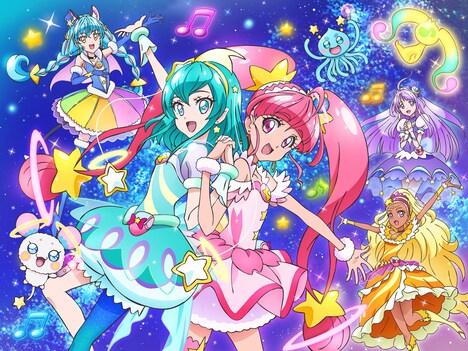 「映画スター☆トゥインクルプリキュア 星のうたに想いをこめて」ビジュアル