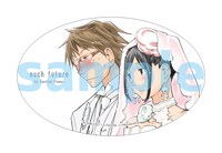 木尾士目のステッカー。