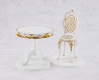 「エミリア お茶会Ver.」の椅子とテーブル。