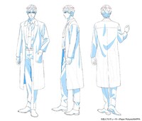シモン（CV：平川大輔）のキャラクター設定画。