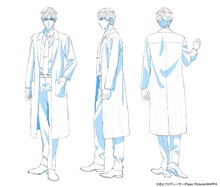 シモン（CV：平川大輔）のキャラクター設定画。