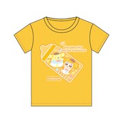 「ポプテピピック×サンリオキャラクターズ」のシリーズで展開する「Sho-gane-daroセット」のTシャツ。