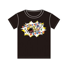 「ポプテピピック×SHOWBYROCK!!」のTシャツ。