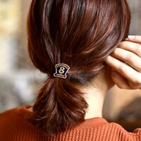 「静電気軽減ヘアブレスレット＆ミニポーチ」使用イメージ