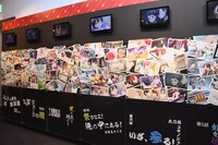 「プリズムスタァミュージアム」内ヒストリーエリアの様子。