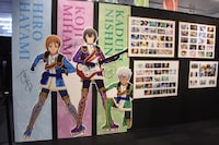 「プリズムスタァミュージアム」内「プリズムスタァ名鑑」エリアの様子。