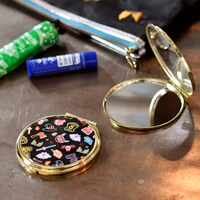 「ラメコンパクトミラー」