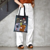 「刺繍メッシュトート」使用イメージ