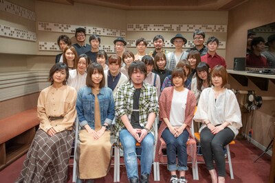 TVアニメ「ダンジョンに出会いを求めるのは間違っているだろうかII」アフレコの様子。