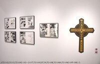 「画業30周年記念 小畑健展 NEVER COMPLETE」に展示されている「DEATH NOTE」の新作読み切り。