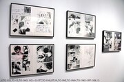 「画業30周年記念 小畑健展 NEVER COMPLETE」に展示されている「DEATH NOTE」の新作読み切り。