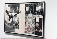 「画業30周年記念 小畑健展 NEVER COMPLETE」に展示されている「DEATH NOTE」の新作読み切り。