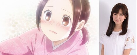 左から大江奏のビジュアル、茅野愛衣。