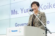 東京都知事の小池百合子氏。