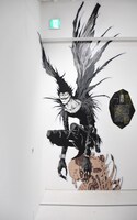 「Manga」より「DEATH NOTE」の壁面プリント。