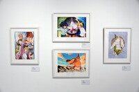 「Illustration」の展示。
