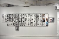 「Manga」より「DEATH NOTE」の展示。