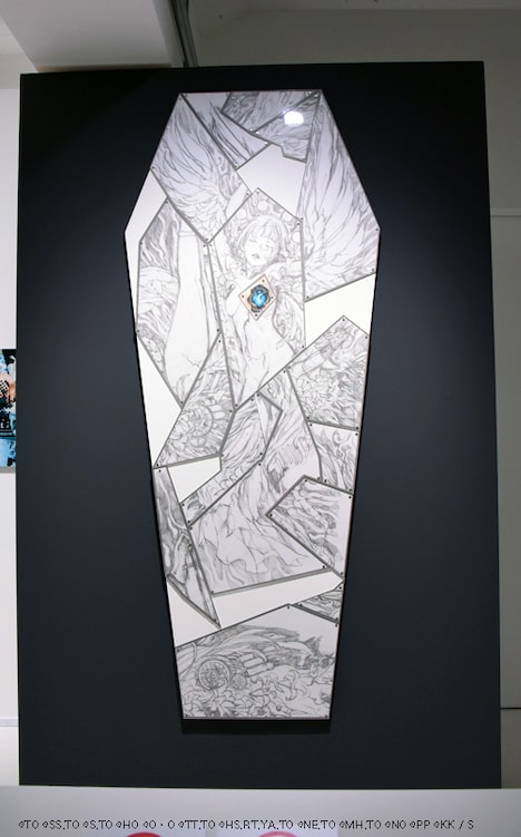 描き下ろしイラスト「NEVER COMPLETE」。