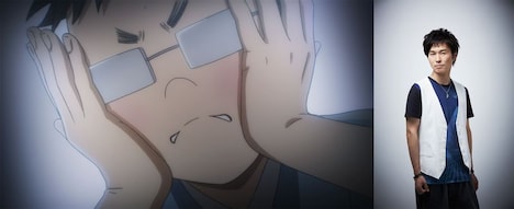 左から駒野勉のビジュアル、代永翼。