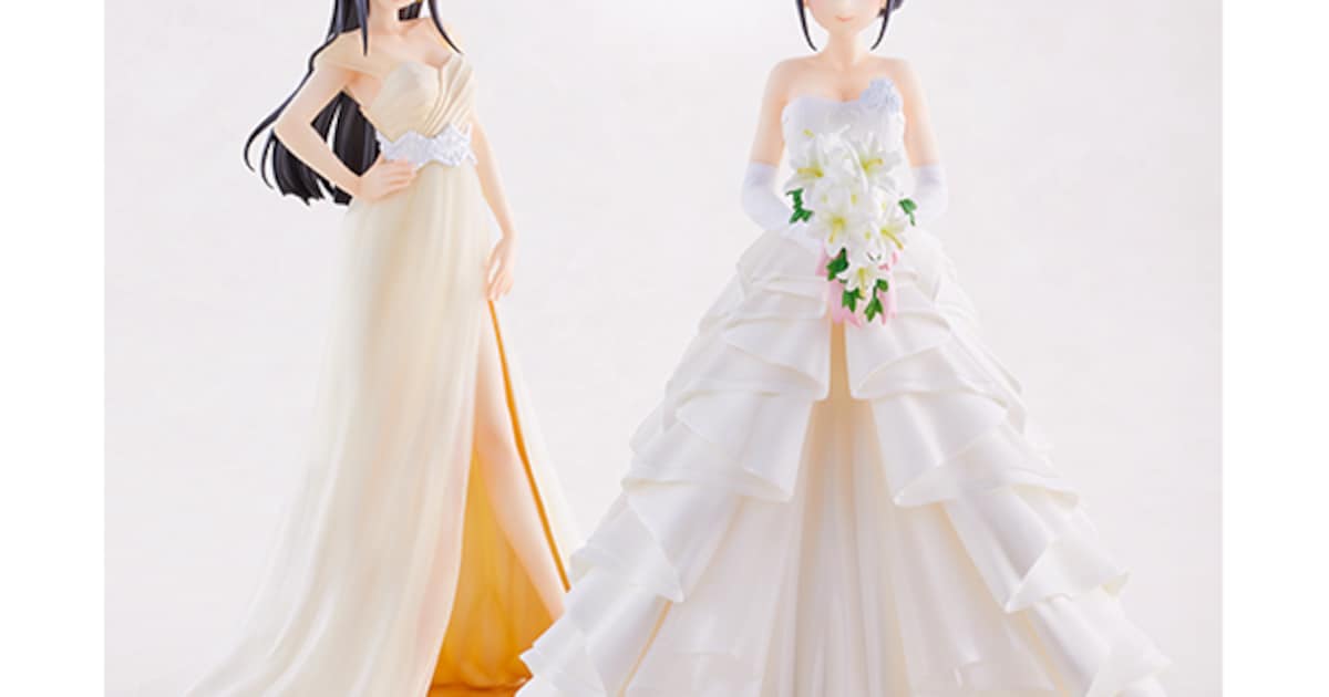 青ブタ」ウェディングドレス姿の桜島麻衣と牧之原翔子がフィギュアに 