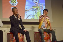 左から武川新吾編集長、渡辺航。