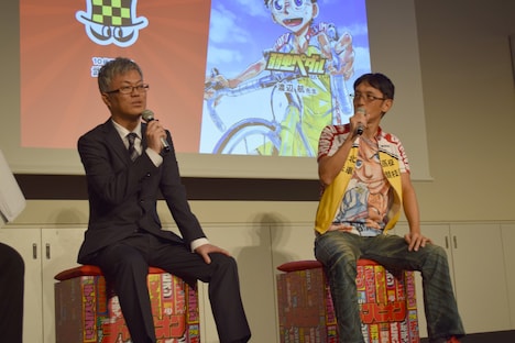 左から武川新吾編集長、渡辺航。