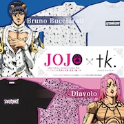 「ジョジョの奇妙な冒険 黄金の風×tk.TAKEO KIKUCHI」ビジュアル