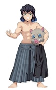 嘴平伊之助の描き下ろしイラスト。