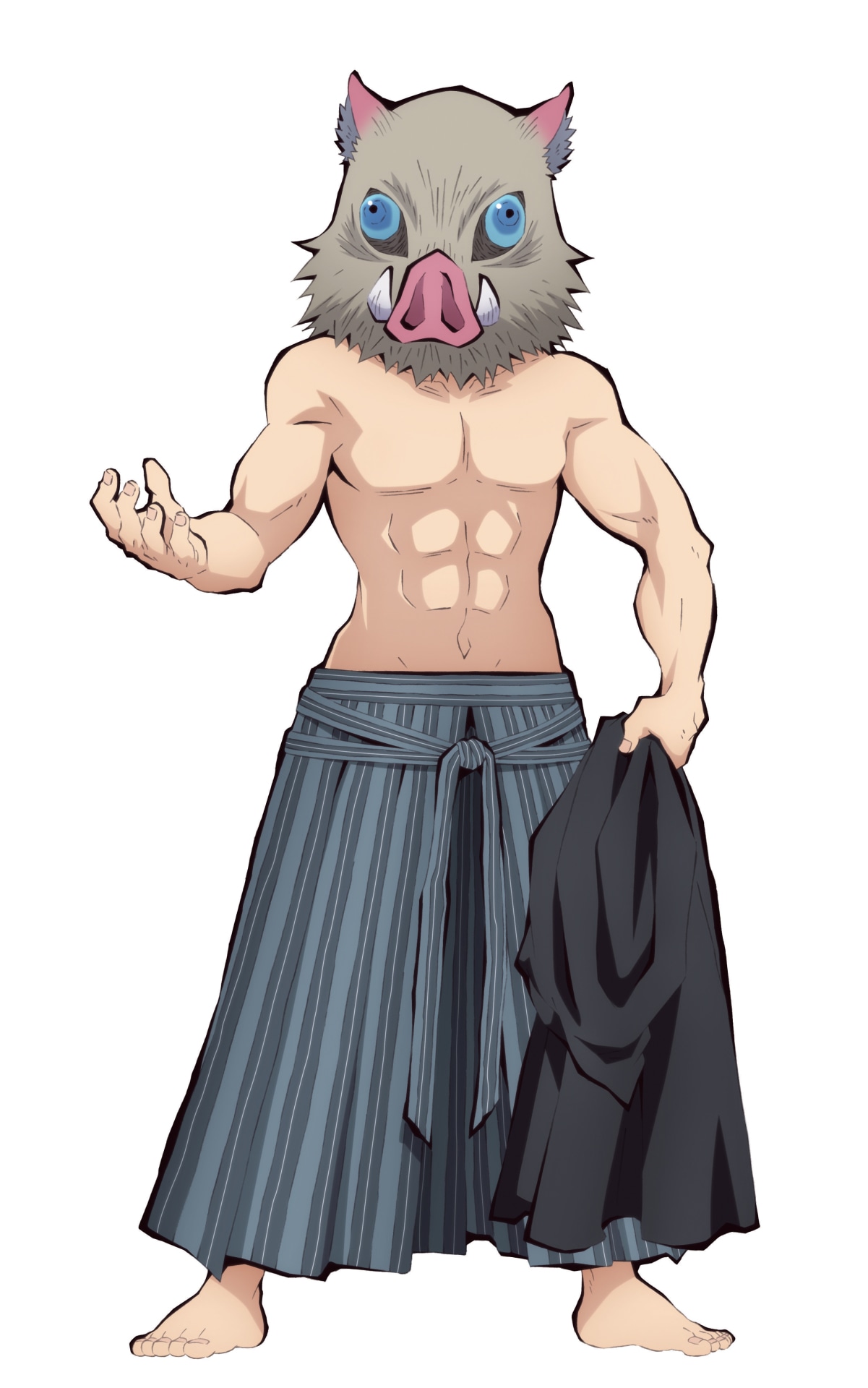 嘴平伊之助の描き下ろしイラスト。