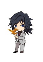 冨岡義勇の描き下ろしイラスト。