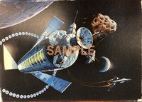 「THE MEMORY OF GUNDAM」で展示される美術。