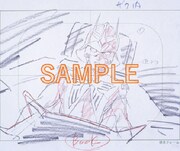 「THE MEMORY OF GUNDAM」で展示される原画。