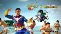 「僕のヒーローアカデミア」と「モンスターストライク」のコラボCM「『夏だ！私が来た！』篇」より。