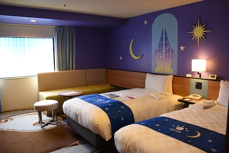 「DREAM!ing」のコンセプトルーム「おやすみ★ルーム」の様子。