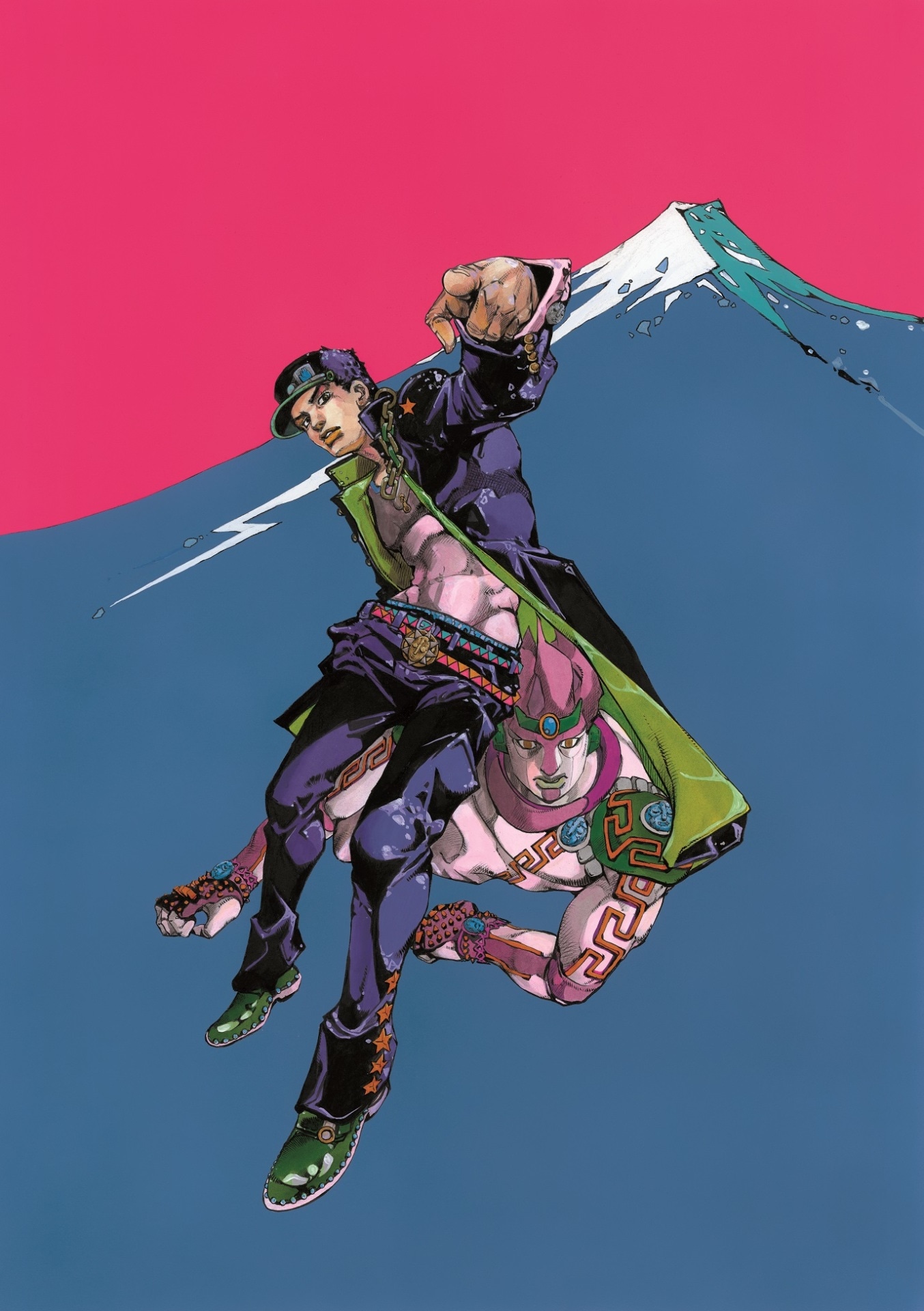 「荒木飛呂彦原画展 JOJO 冒険の波紋」のビジュアル。(c)荒木飛呂彦&LUCKY LAND COMMUNICATIONS/集英社