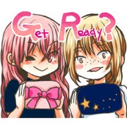 「Get Ready?」のLINEスタンプ。
