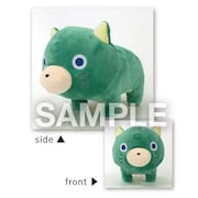 「そばへ」に登場する猫の“まっちゃ”のぬいぐるみ。