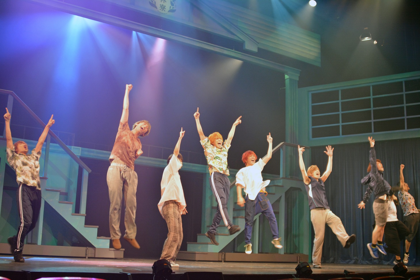 舞台「SCHOOL STAGE『ここはグリーン・ウッド』」公開ゲネプロより。