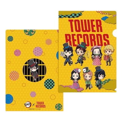 「鬼滅の刃 × TOWER RECORDS A4クリアファイル」