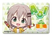 「『ヤマノススメ サードシーズン』バーベキューパーティーin山の日」で販売される「トレーディングイベントピンバッジ」。