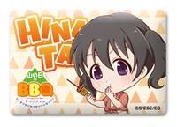 「『ヤマノススメ サードシーズン』バーベキューパーティーin山の日」で販売される「トレーディングイベントピンバッジ」。