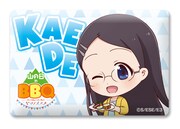 「『ヤマノススメ サードシーズン』バーベキューパーティーin山の日」で販売される「トレーディングイベントピンバッジ」。