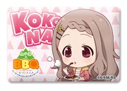 「『ヤマノススメ サードシーズン』バーベキューパーティーin山の日」で販売される「トレーディングイベントピンバッジ」。