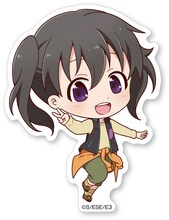 「『ヤマノススメ サードシーズン』バーベキューパーティーin山の日」で販売される「SDステッカー」。