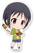 「『ヤマノススメ サードシーズン』バーベキューパーティーin山の日」で販売される「SDステッカー」。
